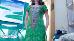 Bolly Karma: Matură sexy uimitoare care se dezbracă și tachinează.