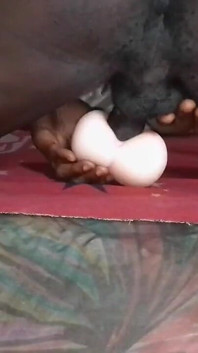 Mi sono scopato il mio giocattolo in silicone fatto in casa creampie
