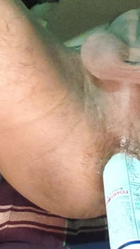 Gay Huge Ass Gape with Homemade Dildo