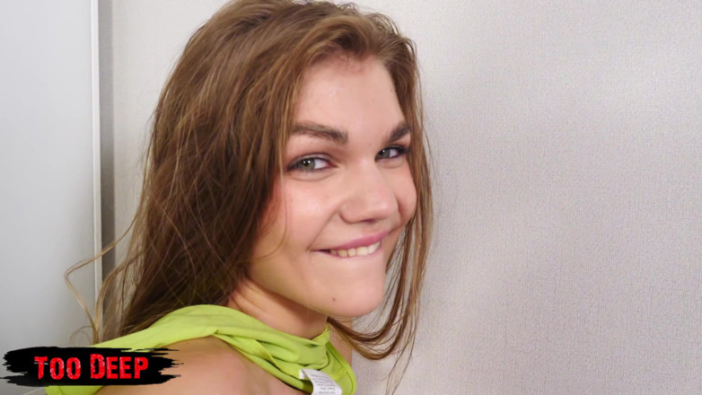 Too deep: 1on1 Teeny Amanda Clarke Gets Monster Cock - Show Her Big...