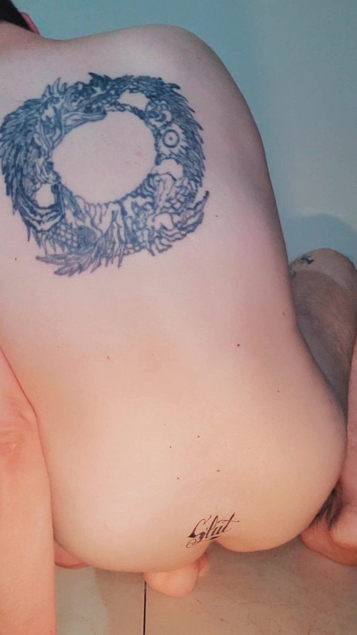 SlutClosetedfag: Tapones y consolador enorme