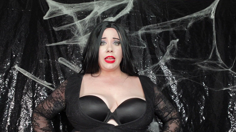 Deanna deadly: Üvey anne morticia addams şişman mideni seviyor ve seni besliyor