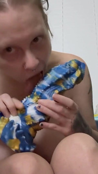 Velké ole dildo zábavné chvíle