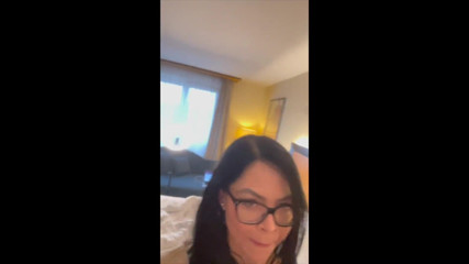 Shione Cooper: Busty MILF Shione Cooper make Selfie Video by her MobilePhone