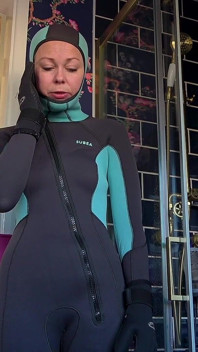 Mission Complete Wetsuit Decontamination Drill with Agent Lucy
