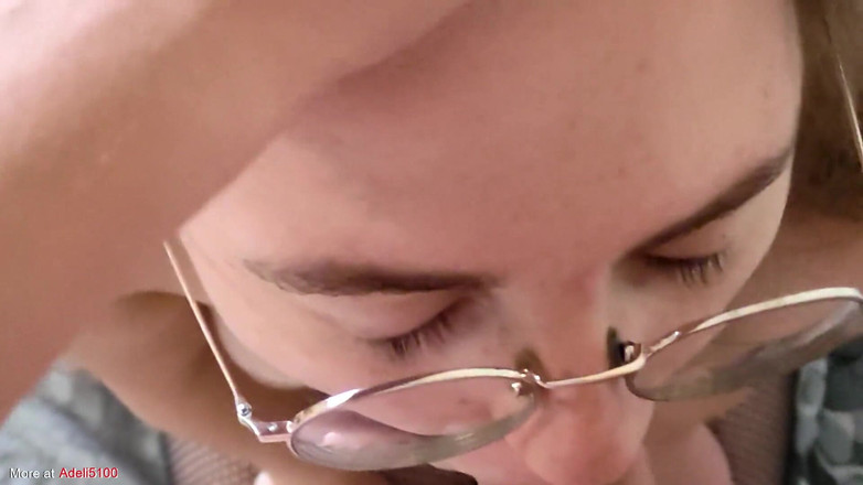 Adeli5100: POV nahaufnahme blowjob schlucken