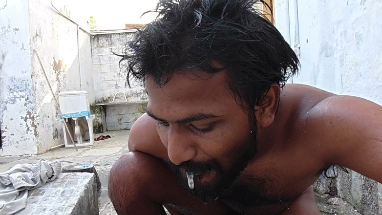 KUMBHA MANOJ KUMAR: Xhard - Outside Bathing Video Kumbha Manoj Kumar