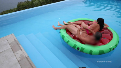 Alexandra Wett: Fucked in the Hotel Pool in Front of All Guests