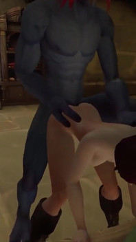 is larki ki vaartol dvara gand men jordaar chudaee ho rahi hai . Warcraft Porn Parody