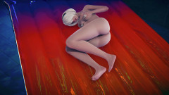 Waifu club 3D: 2B tryska z masturbacji solo