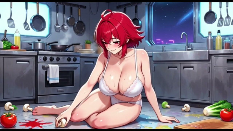 Hot girl dancing: Chistes divertidos y tetas en la cocina, Animación Ai