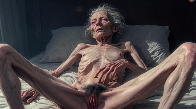 Horny 90 Year Old Skinny Granny Masturbates Her Hairy Wet Pussy – Frail Solo Play