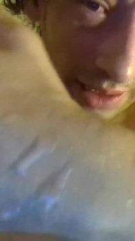 Post-orgasm, Showing Sum Cummblasts; Still Self-cleaning