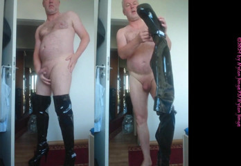 Carmen_Nylonjunge: Trying on the Overknee Boots