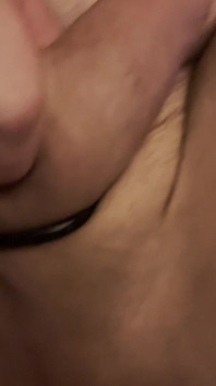 Close-up do meu buraco sendo usado