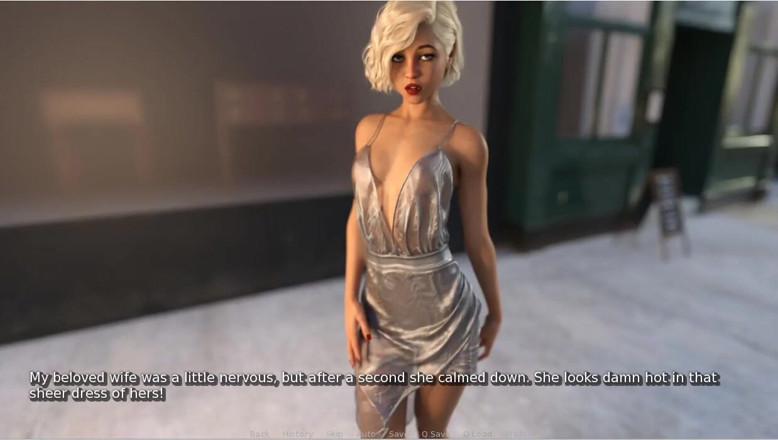 XXX Games Bunk: My Hotwife -mhw - Gameplay - Roleplay - Meet Martin and Give Blowjob