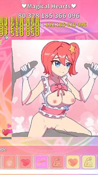 Magical Girl Clicker Hardcore Hentai Game Porn Star in Cosplay viene scopata in gangbang!