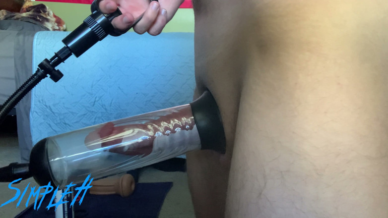 SimpleH: Hraní s mojí novou pumpou na penis