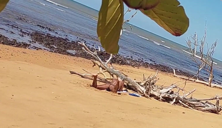 Ladysilvas: Ladysilva Was Filmed Hiding Tanning Her Hot Ass on the...