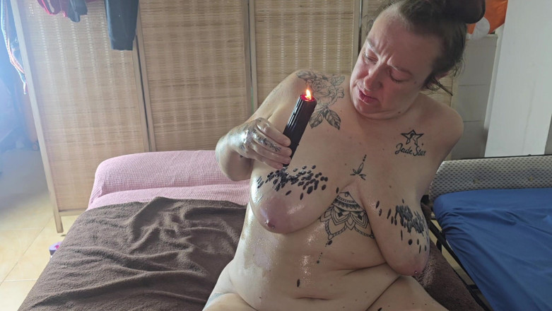 Jimbob Star Straight: Jade Oil and Wax Play