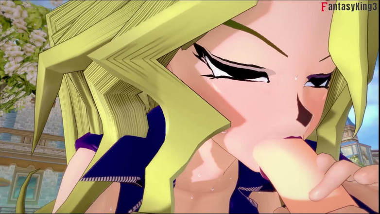 Fantasy king: Mai Valentine口交 - yu gi oh