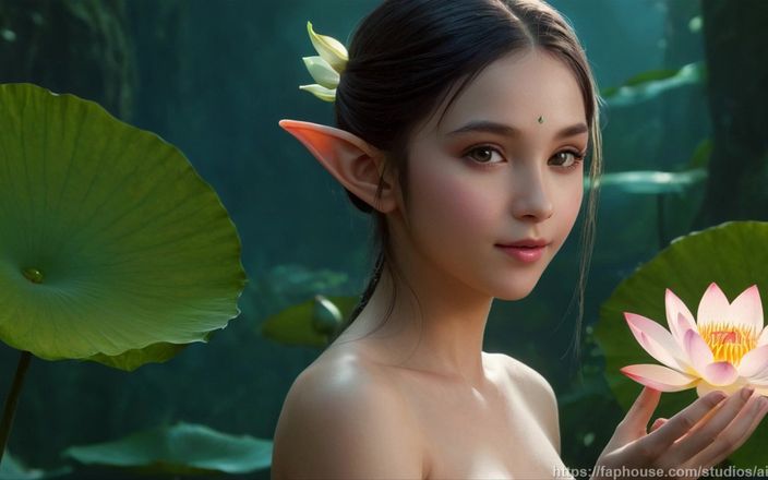 AI Girls: 20 Stunning Images of Nude Elf Girls