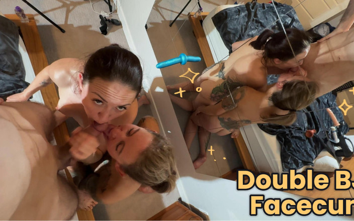 Bigmax8inch: 1 ragazzo 2 ragazze super calde doppio, sborrata in faccia con...