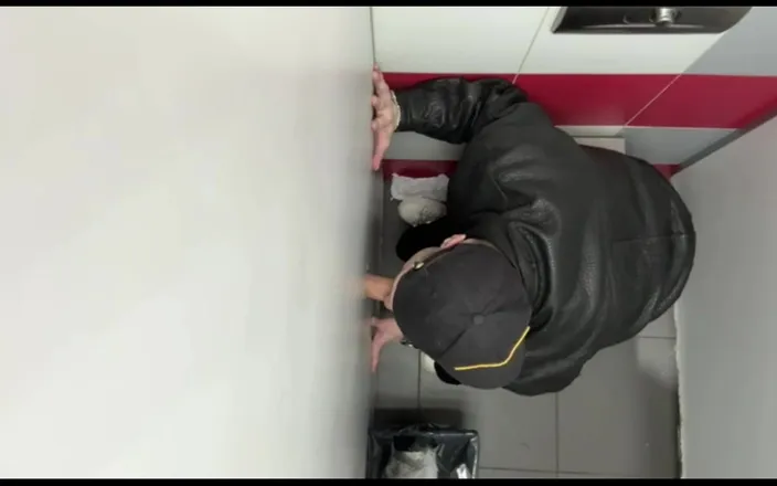 KinkySirius: Scally Chav Boy in Leather Jacket Try Glory Hole in...