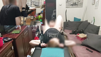 Redhead Bunny1: 我的肝脏舔我的阴户。我的高潮太棒了