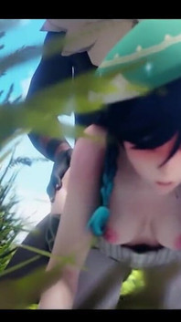 Venti Female Fucked by Hilichurl Gets Creampied in Genshin Impact Mondstadt Sex Porn Doggystyle