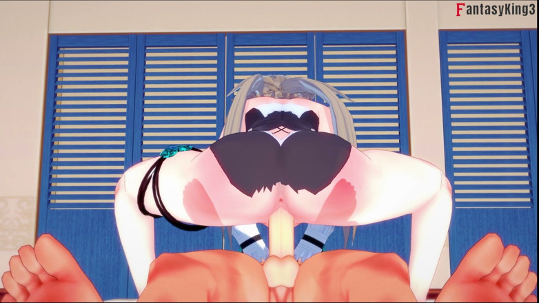 Fantasy king: 섹스하는 리타 로스와이스 섹시한 하녀 - Honkai Impact