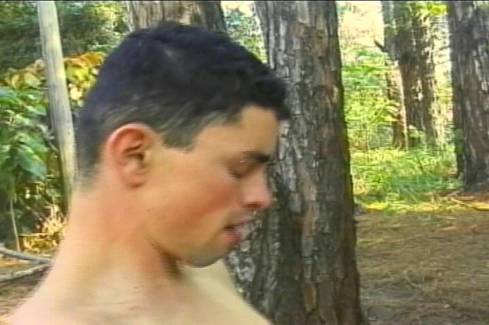 Bangora shemales: Brunette Babe Devoured in Wild Outdoor Threesome Pounding