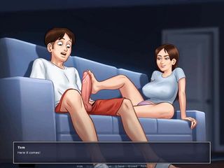 Dirty GamesXxX: Summertime saga: stepsister caught her stepborther watching porn ep 106