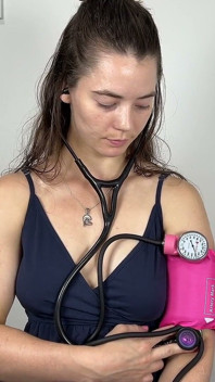 Manual Bp Arm with Audio in Dress