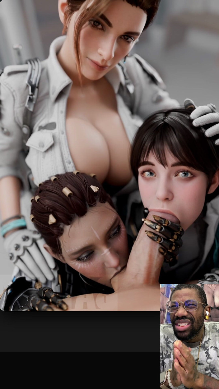 Good news media: 大胸继母教她的继女如何吮吸鸡巴并捕捉温暖的射液，她们的脸上和乳房上都是