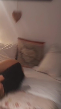 Selena's bed games in pantyhose