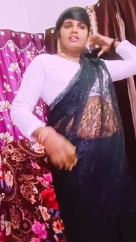 Cheating Sex Beautiful Black Saree Housewife Unfortunately Fucking Husband's Stepfather Telugu Dirty Talks.