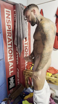 I Got Naughty in the Locker Room with My Huge Cock