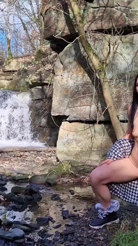 Naked MILF Outdoors