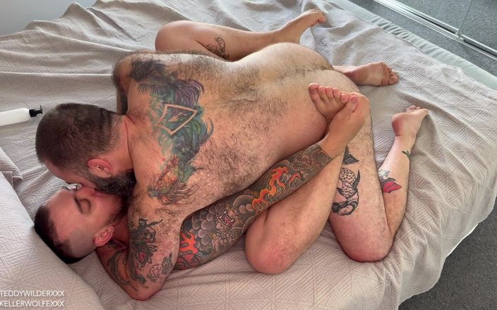 Teddy Wilder: Americano y australiano | Peludo culo peludo follando duro