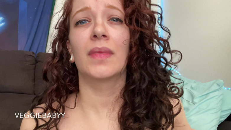 Veggiebabyy: Kijk naar mijn gezicht terwijl ik mezelf sla