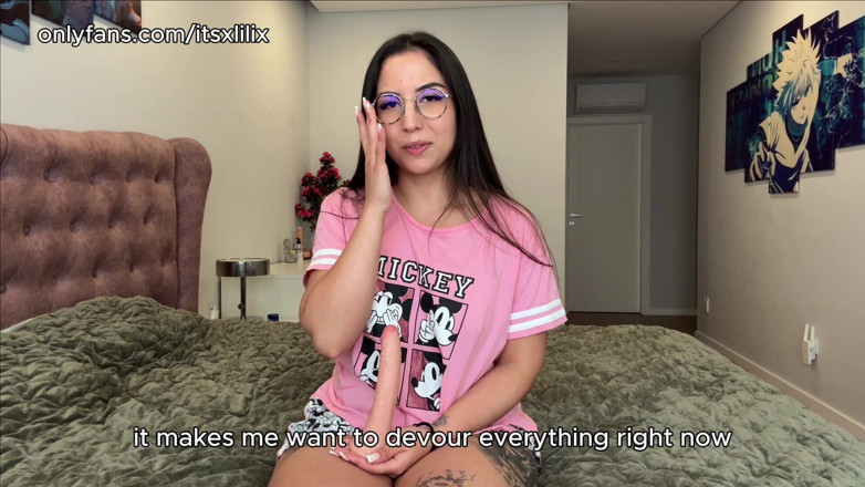 Itsxlilix: JOI CEI - Girlfriend, Stepsister or Teacher - Foot Fetish and Cum...