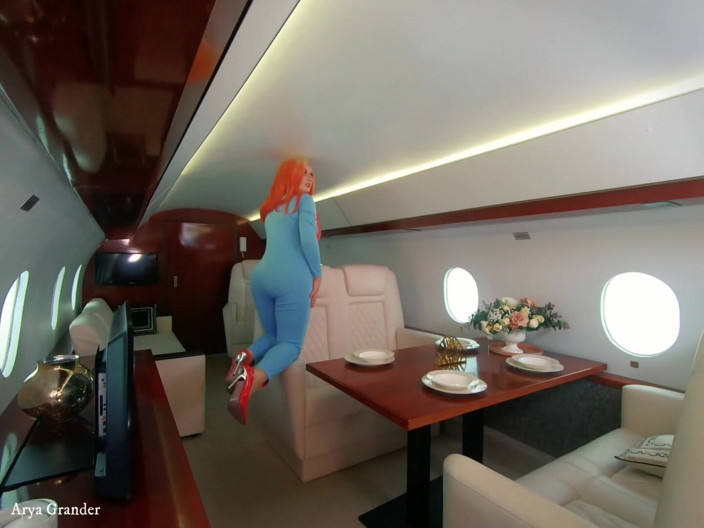 Arya Grander: Backstage From Photosession, 4 Catsuits and Fly Jet Photoshoot