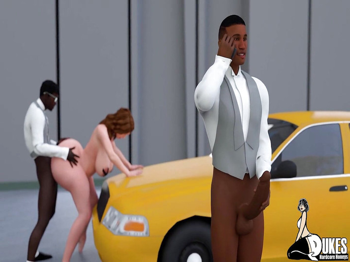 Dukes Hardcore Honeys: 角質BBCは車のボンネットに大きな戦利品熟女をポンド