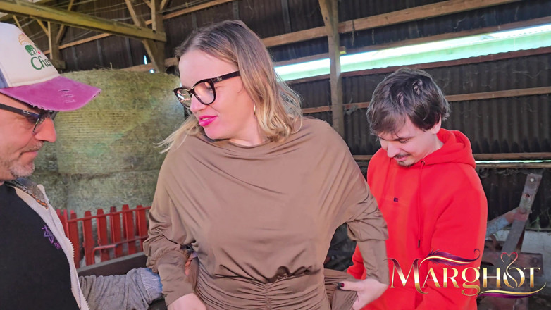 Sexymarghot: Threesome at the Farm: the Neighbor Ends up in My...