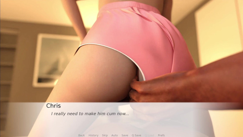 Femboy Maaya: 如果他愿意，他可以抚摸我