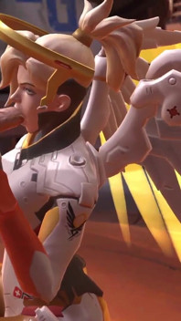 Merhametli oral seks. Overwatch parodisi