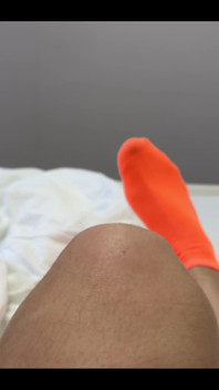 Lying on the Bed, I Stretched My Legs Out - Just Relaxing