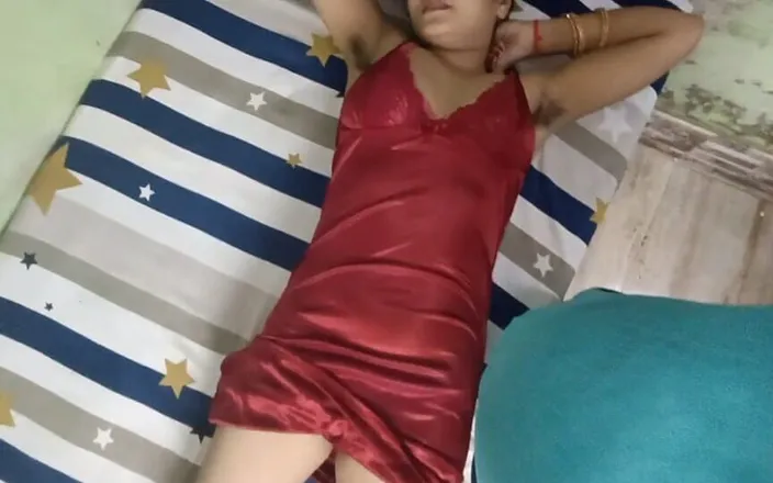 Pyaripooja22: Hot Young Sister-in-law Calls Boss in Red Nightie Room and...