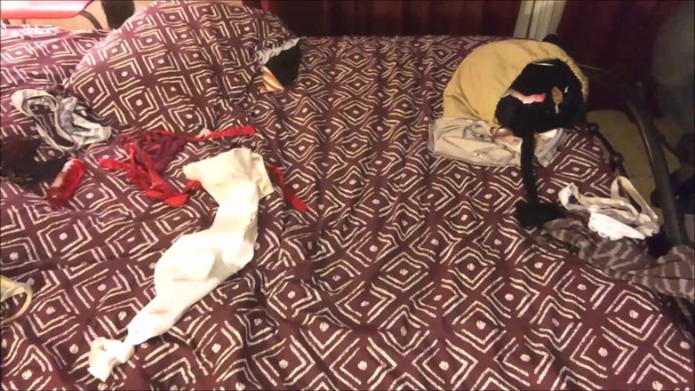 Sexy O2: 386 - 02 - Fuck party, satin dress and lingerie for a French...
